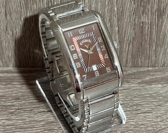 Brown Callaway Tank Stainless Steel Men’s Watch With New Battery