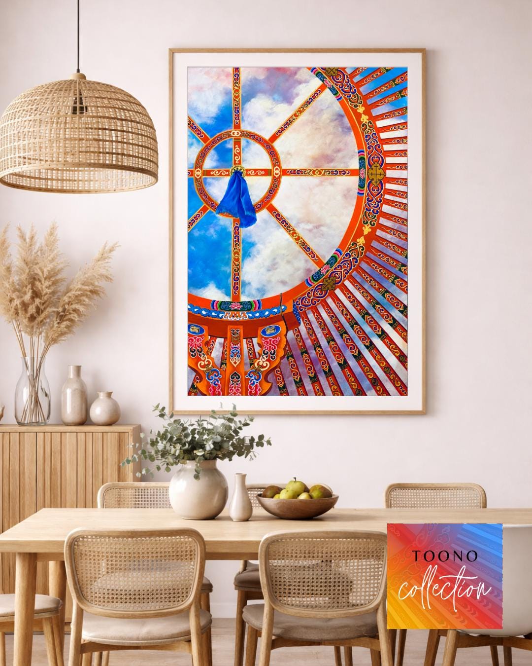 Mongolian painting - Etsy 日本