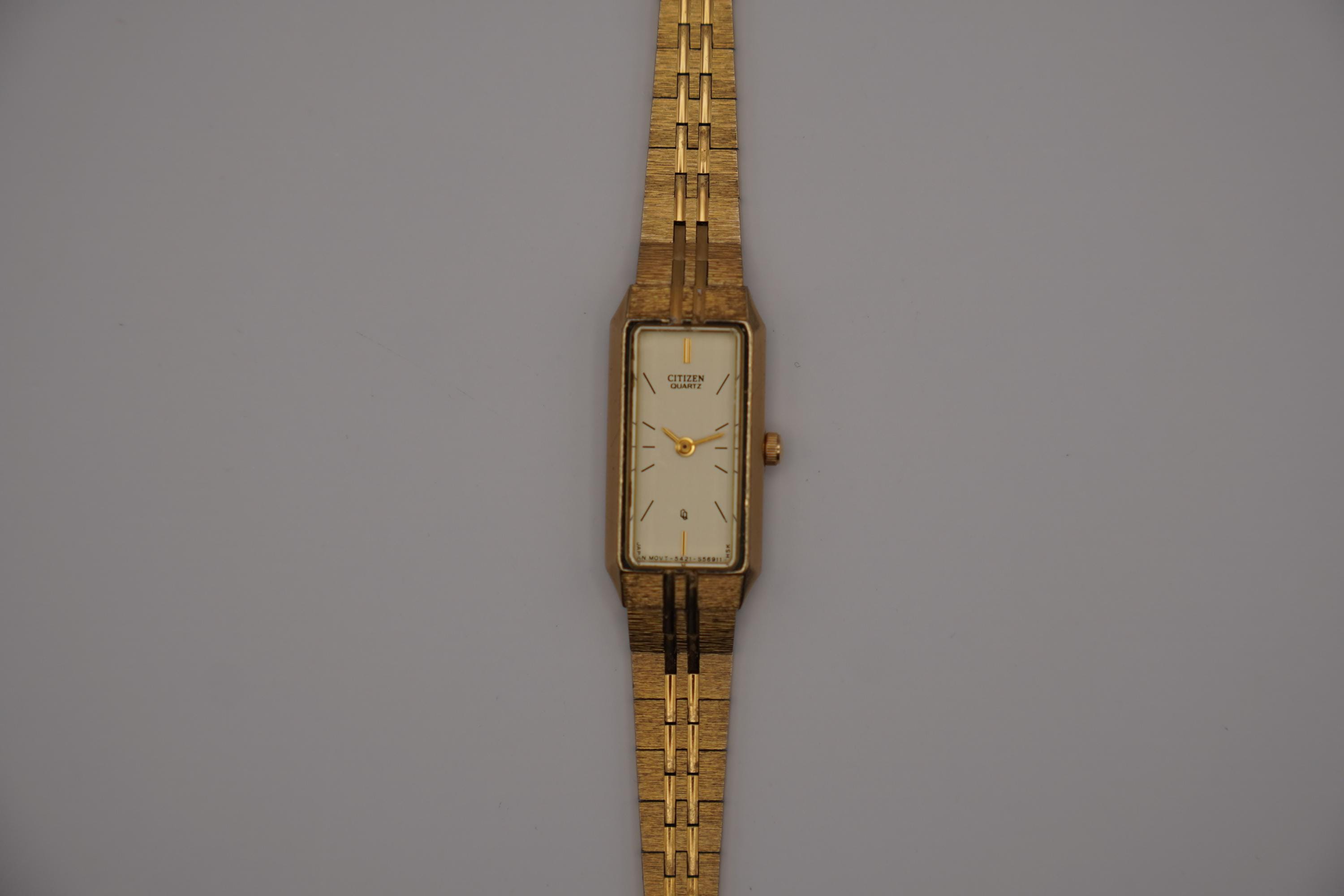 Vintage Citizen Tank Watch - Etsy