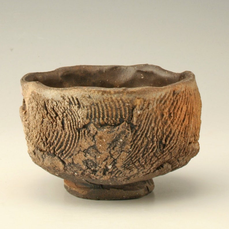 Japanese teacup Shikha Joshi artistic tea bowl wide yunomi tea ceremony bowl tea ceremony cup wabi sabi tea bowl Matcha chawan