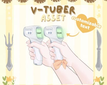 VTuber Asset | Thermometer, idiot detector for VTube Studio | Rigged Animated Props