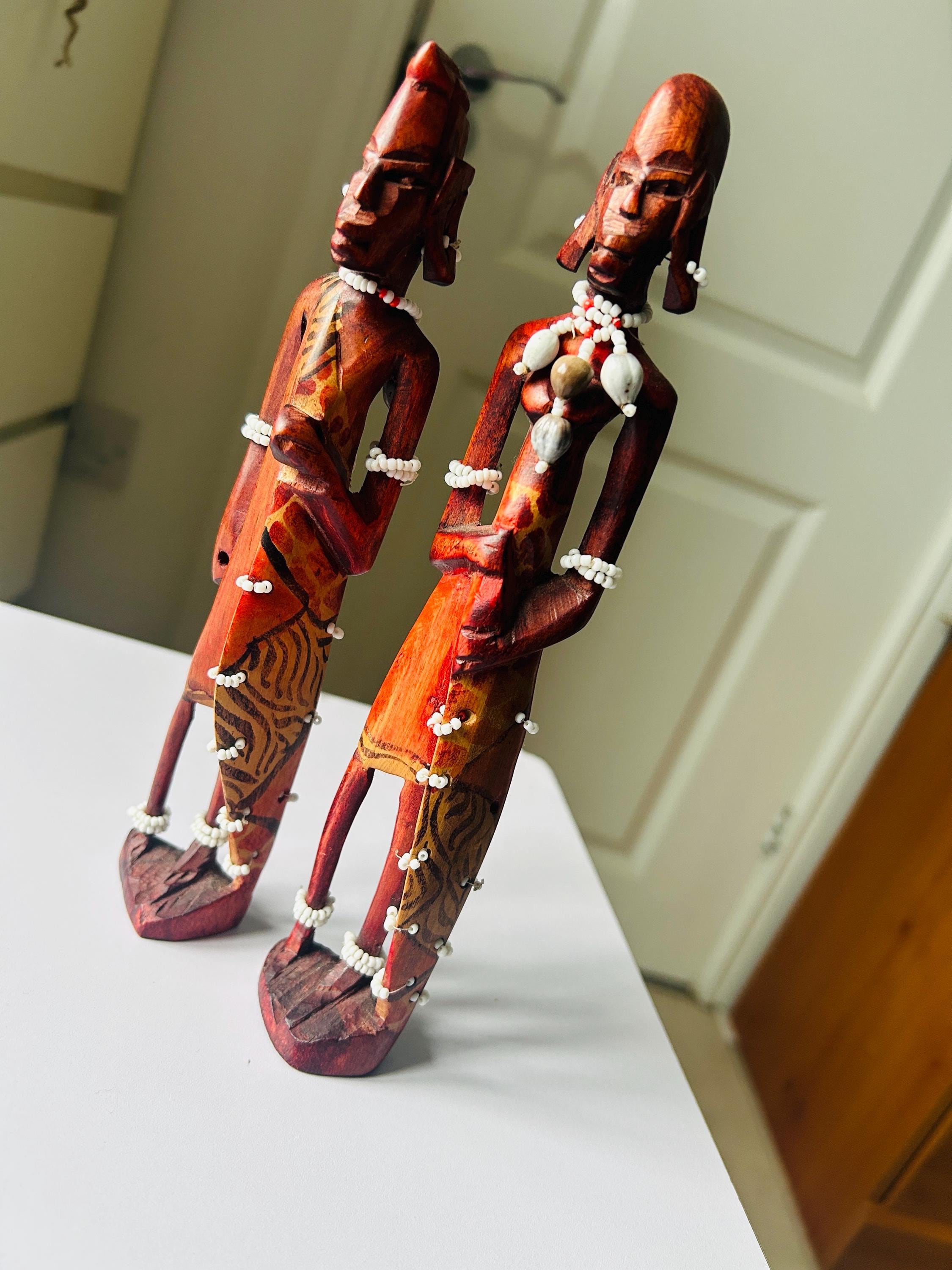 African Couple Statue - Etsy