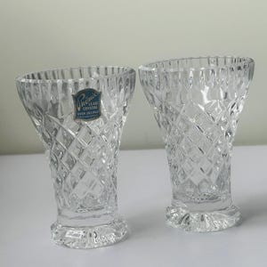 Vintage Phönix 24% Lead Crystal Vanity Set – "Duchess" 5-Piece Dressing Table Set image 8
