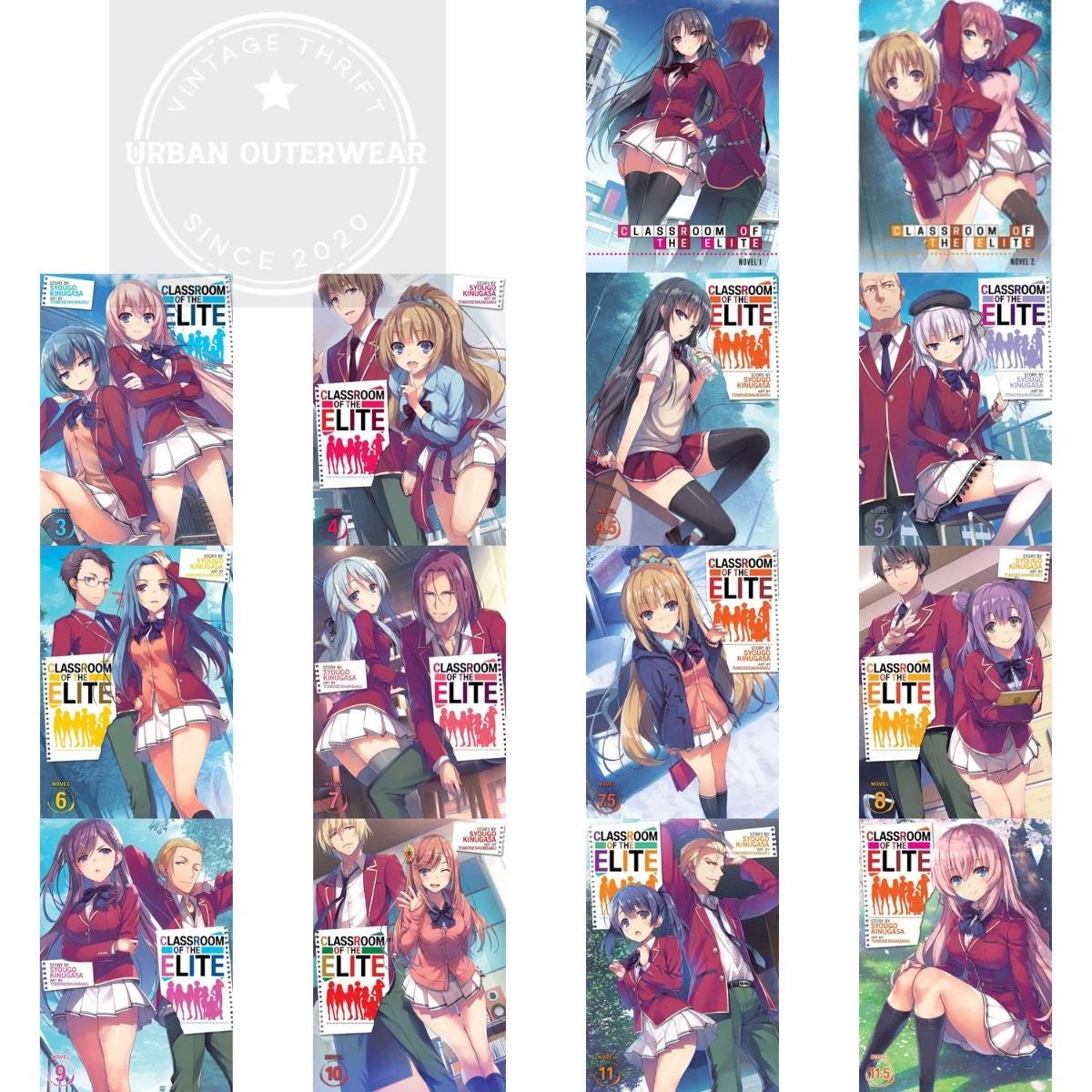 New Classroom of the Elite 1st Year (light Novel) Vol 1-11.5