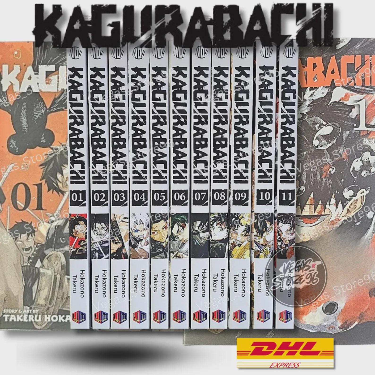 Kagurabachi Volume 1-11 Manga English Full Set Comic Books New by