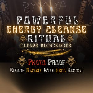 Energy Cleanse Ritual - Clear Negative Energy & Remove Obstacles, Evil Eye Cleansing, Spiritual Protection, Energy Reset, Aura Cleansing
