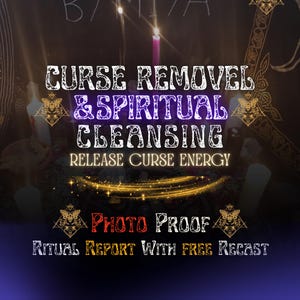 Curse Removal & Spiritual Cleansing Ritual - Energy Cleansing • Evil Eye Protection • Spiritual Shield • Banish Negativity,Return to Sender