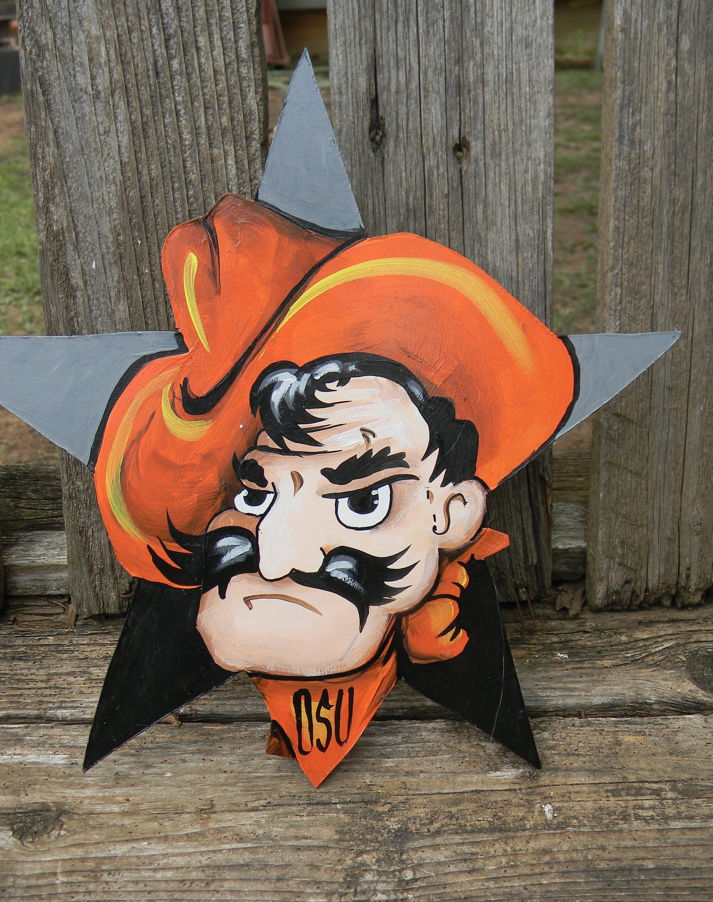 Oklahoma State University OSU Pistol Pete Tree Topper Christmas