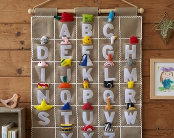 ABC Alphabet Wall Hanging – Toddler Learning Chart for Nursery and Preschool