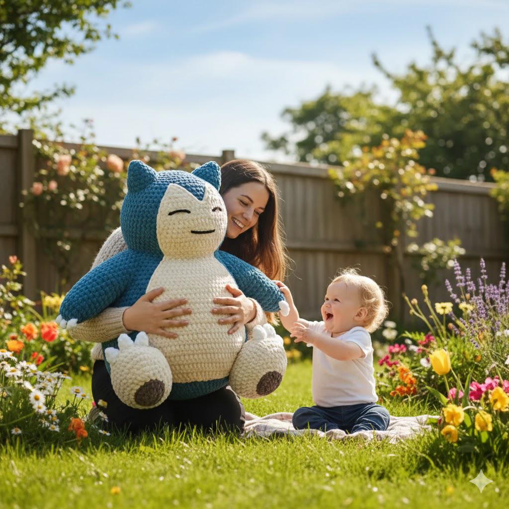 30 Snorlax Crochet Patterns for Giant Plushies, Tiny Amigurumi, and Cozy Handmade Gifts 2 Huge Snorlax Amigurumi Pattern | DIY Giant Plushie Tutorial | PDF Digital Download