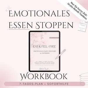 Stop Emotional Eating – Workbook + FREE Instant Help for Cravings | No Dieting or Guilt | PDF
