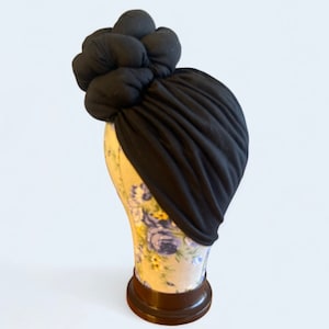 Pretied Turban, pretied turban hat, turban headwrap, turbans with knot, head covering for women, turbans for women, hair covering for women