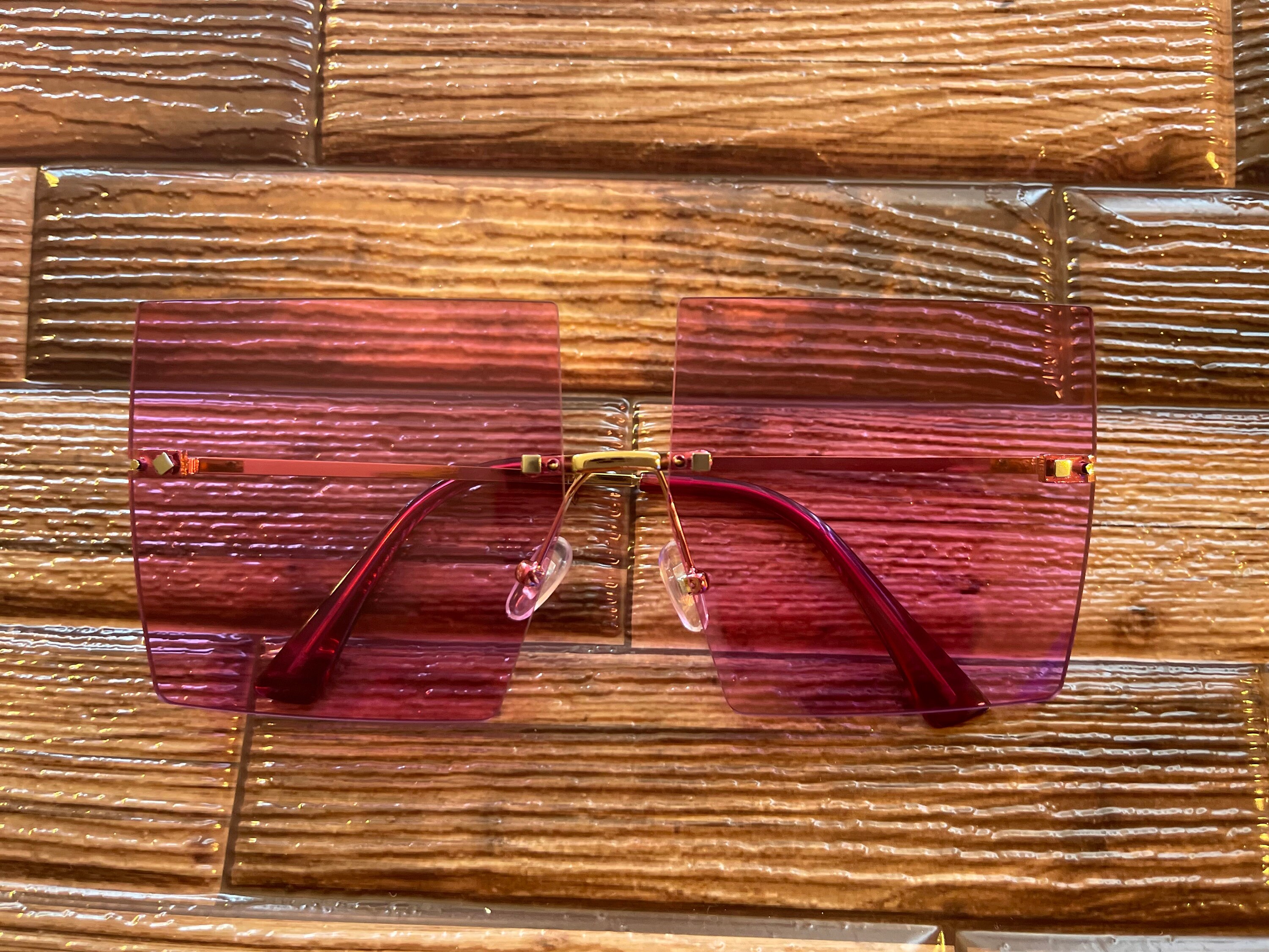 美品　90s GUCCI ヴィンテージ サングラス ローズピンク Gucci NEW Gucci GG1593S Rose Gold Violet Metal Sunglasses