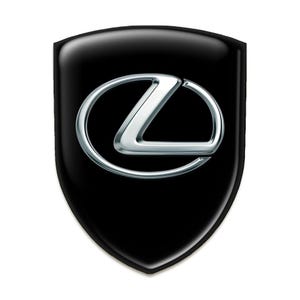 Lexus Domed Sticker 3D Resin Bil Emblem Dekal Självhäftande Gel Badge Logotyp Ersättningsstil Badge Hög Kvalitet