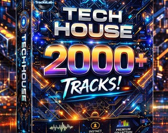 2000+ TECH HOUSE Music Tracks Collection | Professional DJ & Production Loops | Instant Download | Royalty Free Electronic Music Pack