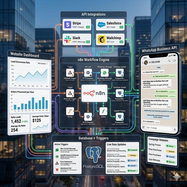 4000+ N8n Workflow Templates Bundle | Automation Workflows, API ...
