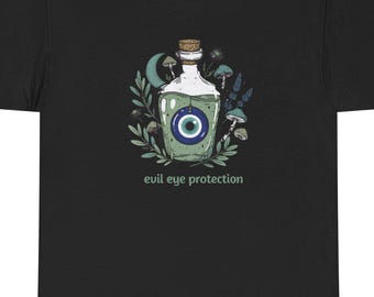 Evil Eye Potion Bottle Tee | Protection Nazar Graphic Shirt