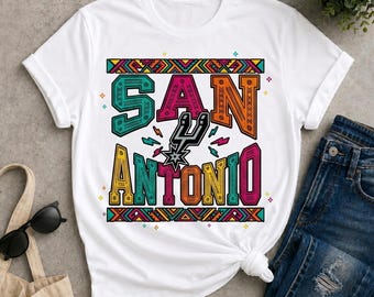 Comfort Colors® Vintage Go Spurs Go Shirt, San Antonio Basketball Fan Tee, Spurs Game Day Shirt, Retro Basketball Team Spirit Gift