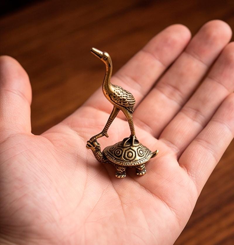 Crane and Turtle - Etsy