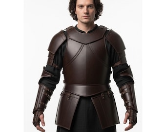 Genuine Mystic Warrior Armor for Men | Fantasy Leather Outfit | Cosplay Wear | Gift for Him