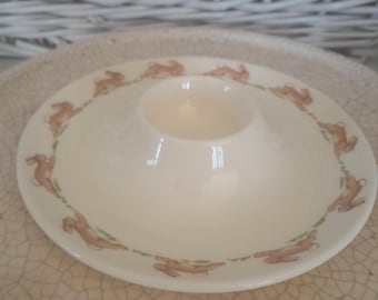 Royal Doulton Bunnykins Egg Cup Dish, Fine Bone China, 1988 Collectible