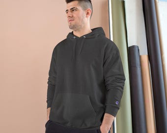 Champion Men's Pullover Hoodie, Medium-Heavy Fleece, C Logo Detail – Regular and Big & Tall
