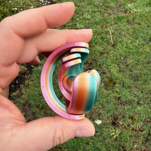 3D Printed Gyro Spinner – Multicolor Fidget Toy for Stress Relief, Focus, Anxiety (Adults, Kids)