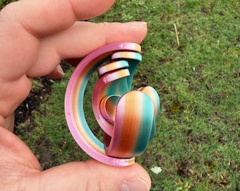 3D Printed Gyro Spinner – Multicolor Fidget Toy for Stress Relief, Focus, Anxiety (Adults, Kids)