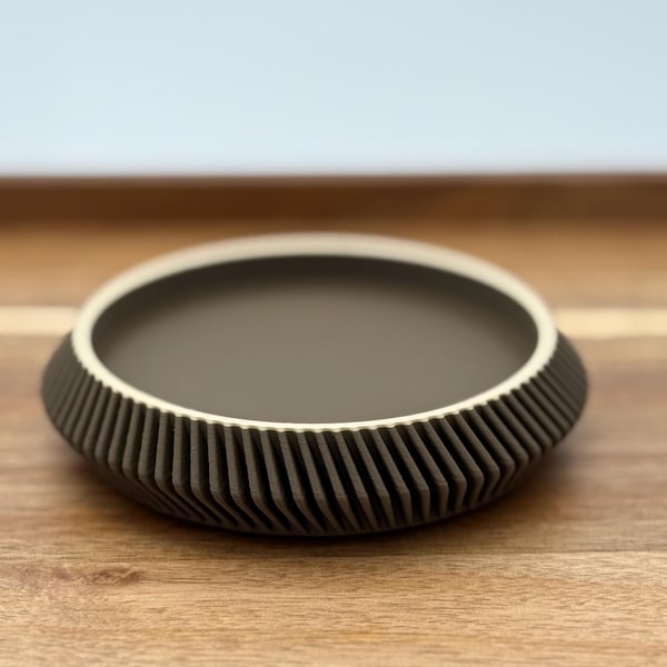 Minimalist Stackable Drink Coasters | Modern Curvy Ribbed Design | Protect and Decorate tables