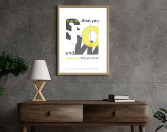 Have More Than You Show Wall Art Printable – Minimal Typography Poster – Quiet Luxury Quote – Modern Office Decor