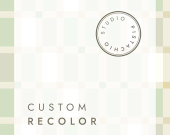 Custom Recolor Request | Pattern Color Change Service | Digital Paper Color Variation