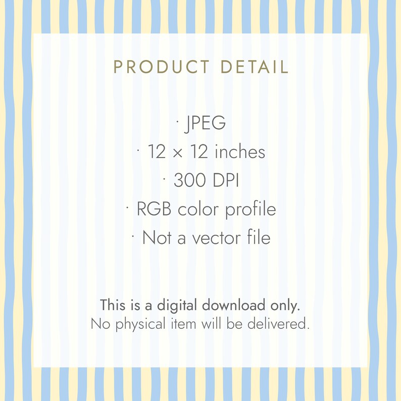 6 Color Soft Wavy Stripe Digital Paper | Minimal Pastel Seamless ...