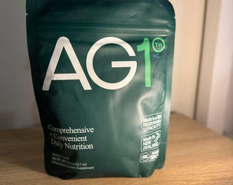 AG1 Athletic Greens Pouch - 30 Servings, Comprehensive Nutrition