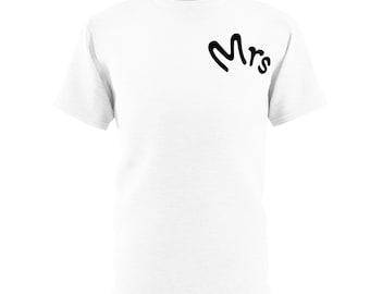 Tom&jery Mrs Heart Script tee | Mrs T-Shirt, Bridal Wife Design