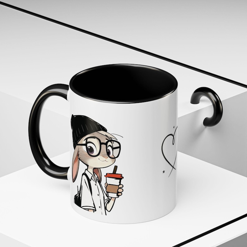 Zootropolis vos en konijn accent koffiemok | 11oz 15oz afbeelding 4