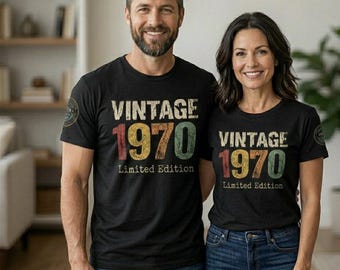 Vintage 1970 Limited Edition Tee | Retro Distressed Graphic Shirt