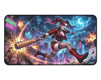 Harley Quinn Character Desk Mat | Mouse Pad