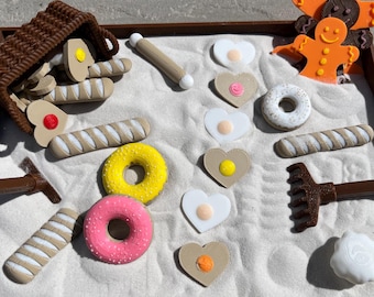 Mini Zen Garden, Bakery Theme, Desk Decor, Stress Relief, Mindfulness Activity