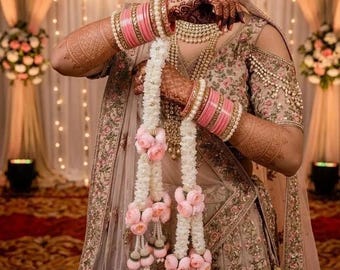 Beautiful Peony with Pearl Tassel Indian\Punjabi Bridal Kaleera for Wedding Haldi Mehndi Nikah Sangeet | Pakitani Wedding Kallire\Kaleeras