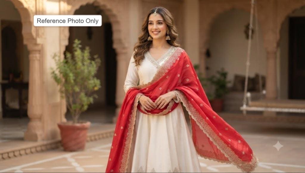 Red Art Silk Dupatta with Golden Embroidery Designer Dupatta Bridal Dupatta Wedding Dupatta Indian Ethnic Dupatta Festive Dupatta