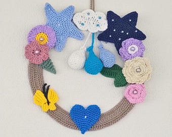 El Örgüsü Kelebekli Kapı Süsü