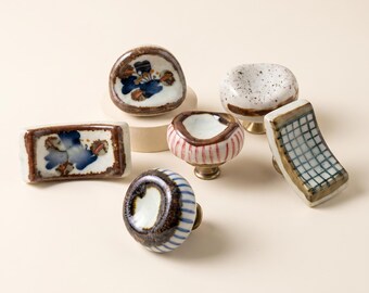 Ceramic Cabinet Knobs Drawer Knobs Kitchen Hardware Furniture Handles Cupboard Knobs Decorative Pulls Dresser Hardware Home Decor Upgrade