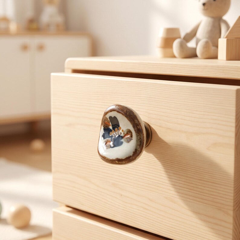 Tiradores de cerámica para armarios, pomos para cajones, herrajes de cocina, tiradores para muebles, pomos para armarios, tiradores decorativos, herrajes para cómodas, decoración del hogar. imagen 7