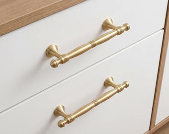 Skåphandtag Lådhandtag Dekorativa möbelbeslag Köksskåpsknoppar Byråhandtag Vintagestil Heminredning Uppgradering
