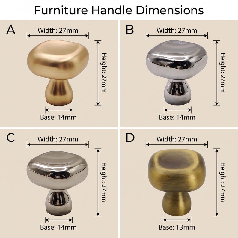 Modern Cabinet Knobs Drawer Knobs Kitchen Hardware Furniture Handles Cupboard Knobs Decorative Pulls Dresser Hardware Home Decor Upgrade image 2