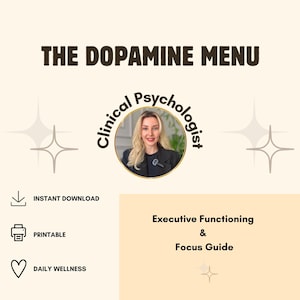 ドーパミンメニューガイド、成人向けADHDツール、神経系調整、実行機能ワークブック、迷走神経リセット、ブレインフードカフェPDF