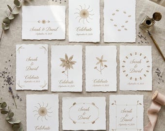 Botanical SVG Bundle, 60 Beige Botanical Cut Files, Wildflower SVG, Floral Clipart, Wedding SVG, Cricut Silhouette, Commercial Use