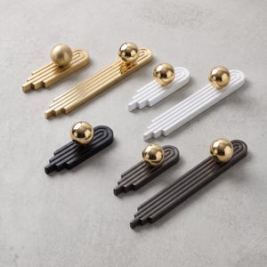 Art Deco Cabinet Knobs Drawer Pulls Vintage Furniture Hardware Kitchen Cupboard Handles Decorative Cabinet Accessories Home Renovation