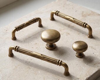 Vintage Cabinet Handle Drawer Pull Kitchen Cupboard Hardware Furniture Handle Antique Style Cabinet Pull Dresser Knob Home Hardware