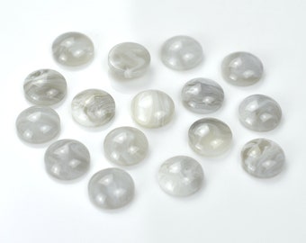 10pcs 13x18mm Resin Cabochon Cover Marble Cameo Covers
